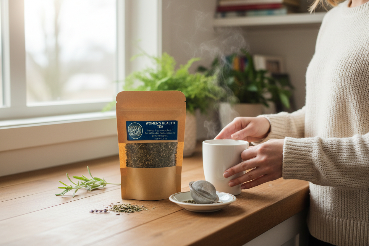 Women's Health Tea — handcrafted herbal tea by Simply Wild
