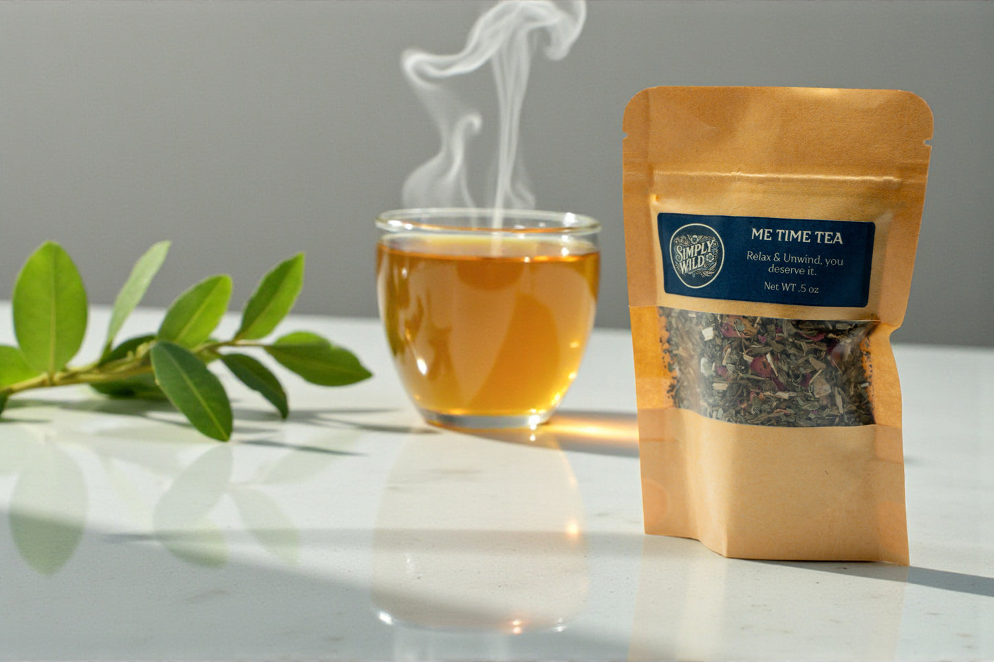 Me-Time Tea — handcrafted herbal tea by Simply Wild (view 2)