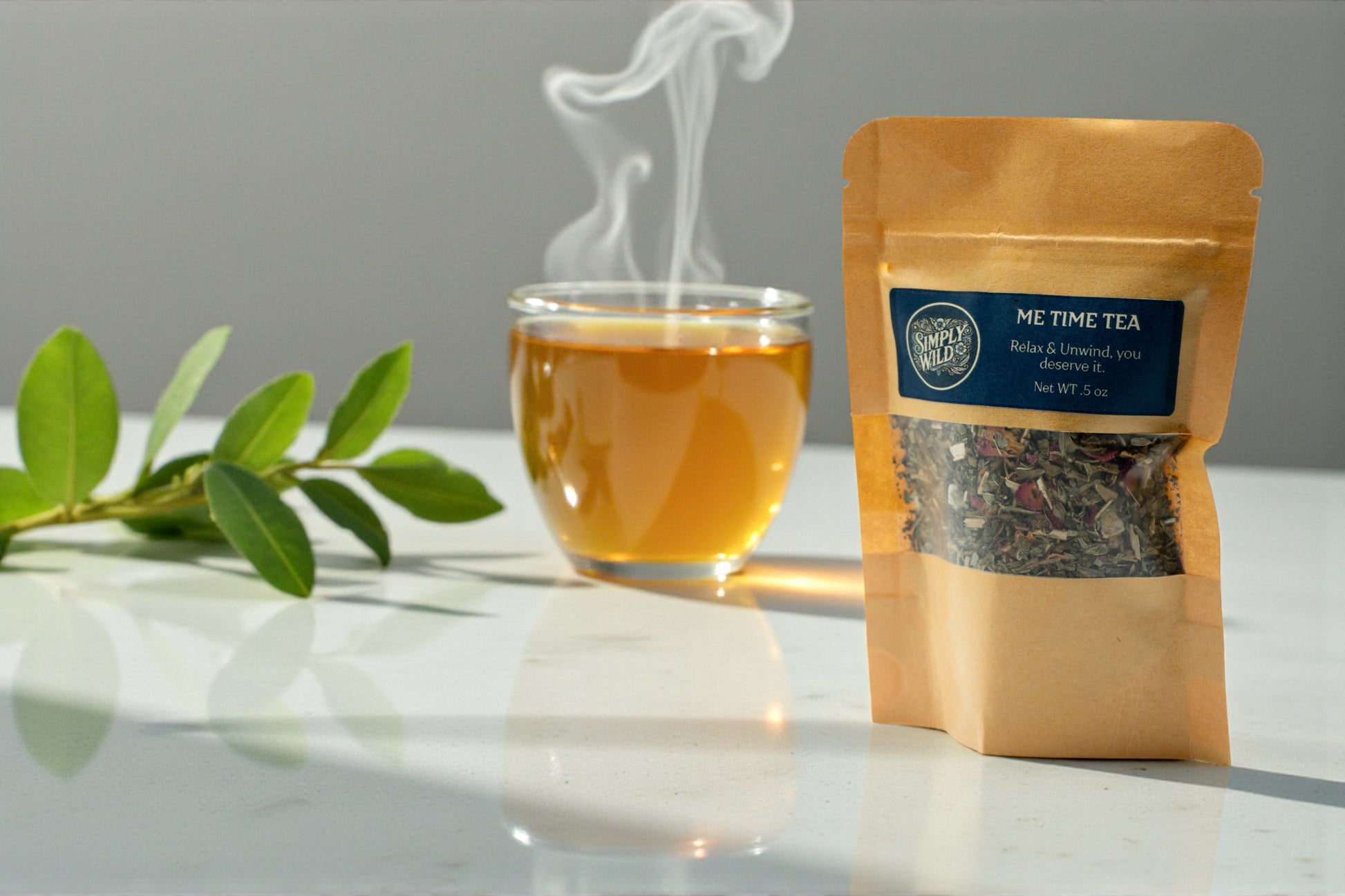 Me-Time Tea — handcrafted herbal tea by Simply Wild (view 2)