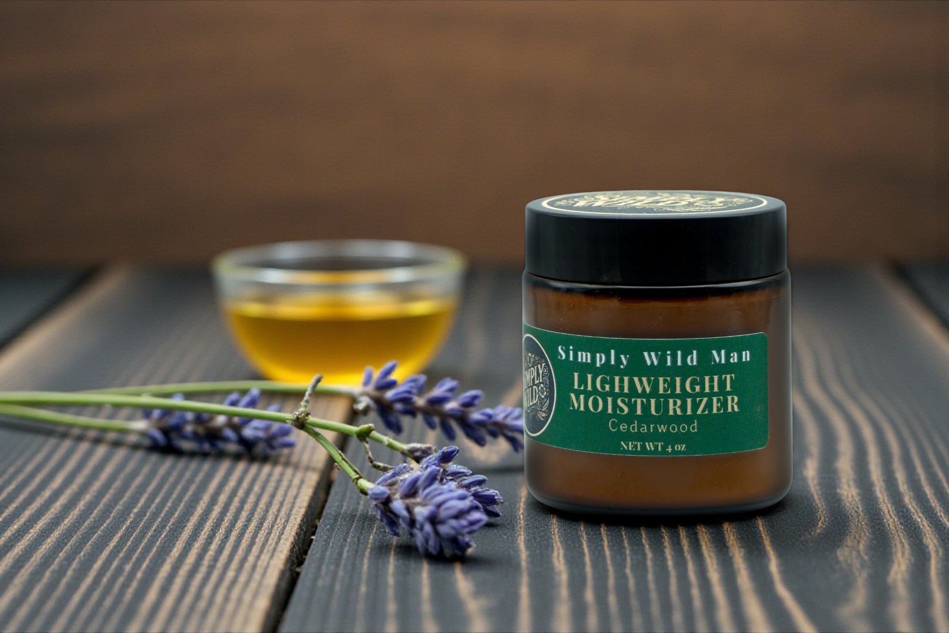 Men's Lightweight Moisturizer — handcrafted herbal skin care by Simply Wild (view 2)