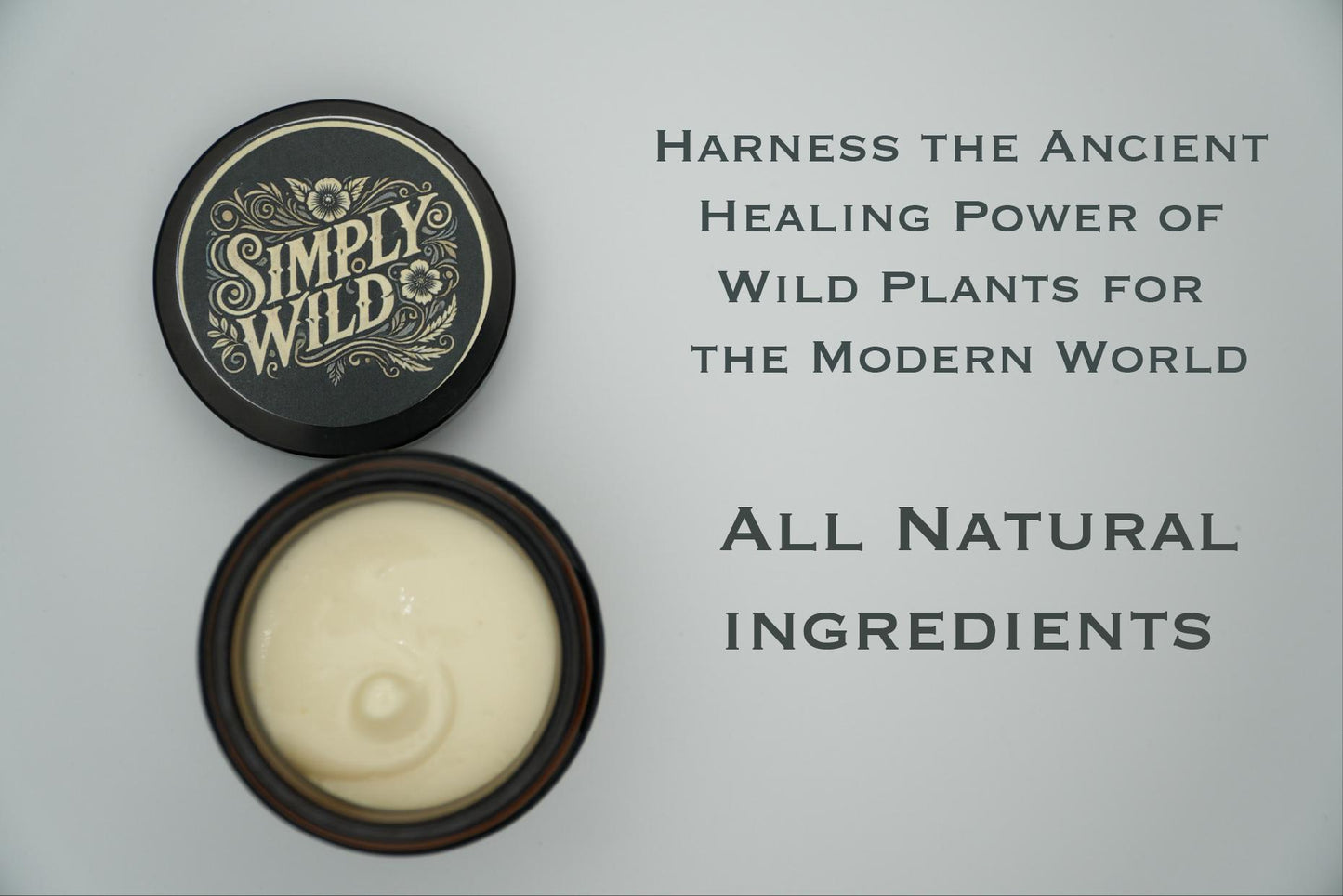 Skin Relief Cream — handcrafted herbal cream by Simply Wild (view 3)